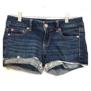 American Eagle Denim Stretch Shorts, Size 4